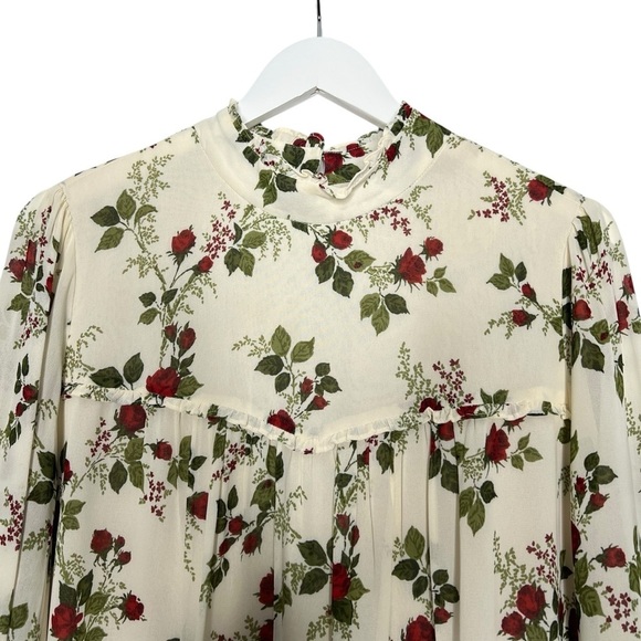 Reformation Jourdan Dress Regency Floral Print Size XL NEW - Picture 7 of 16